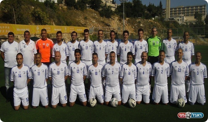 עלתה לגמר המכביה. נבחרת ישראל 35+